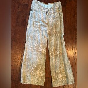 Dear John Light Green and Cream Pants